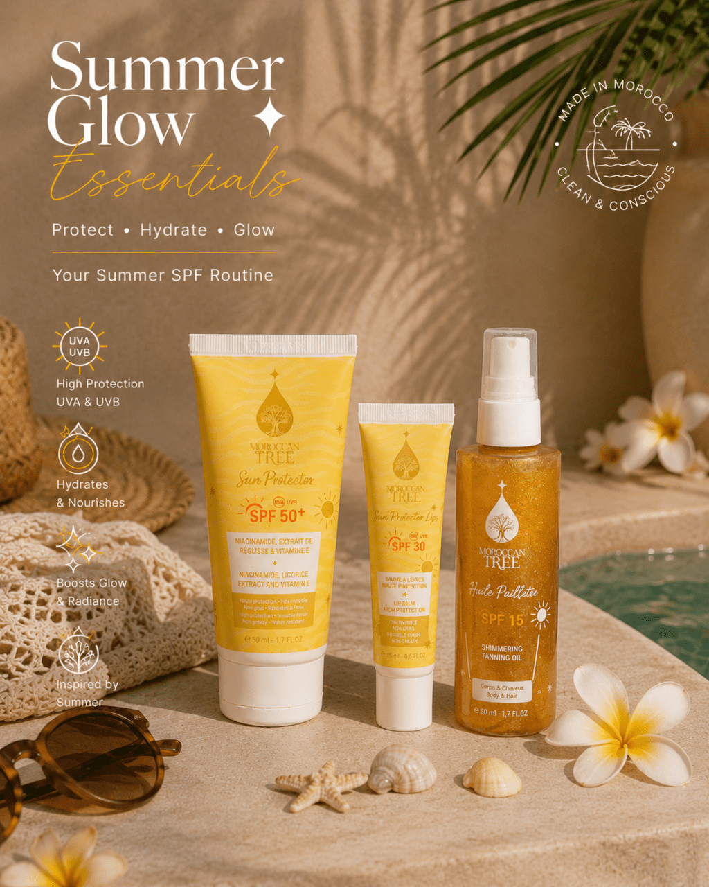 🌞 Pack Solaire Évasion – Protection & Éclat Naturel